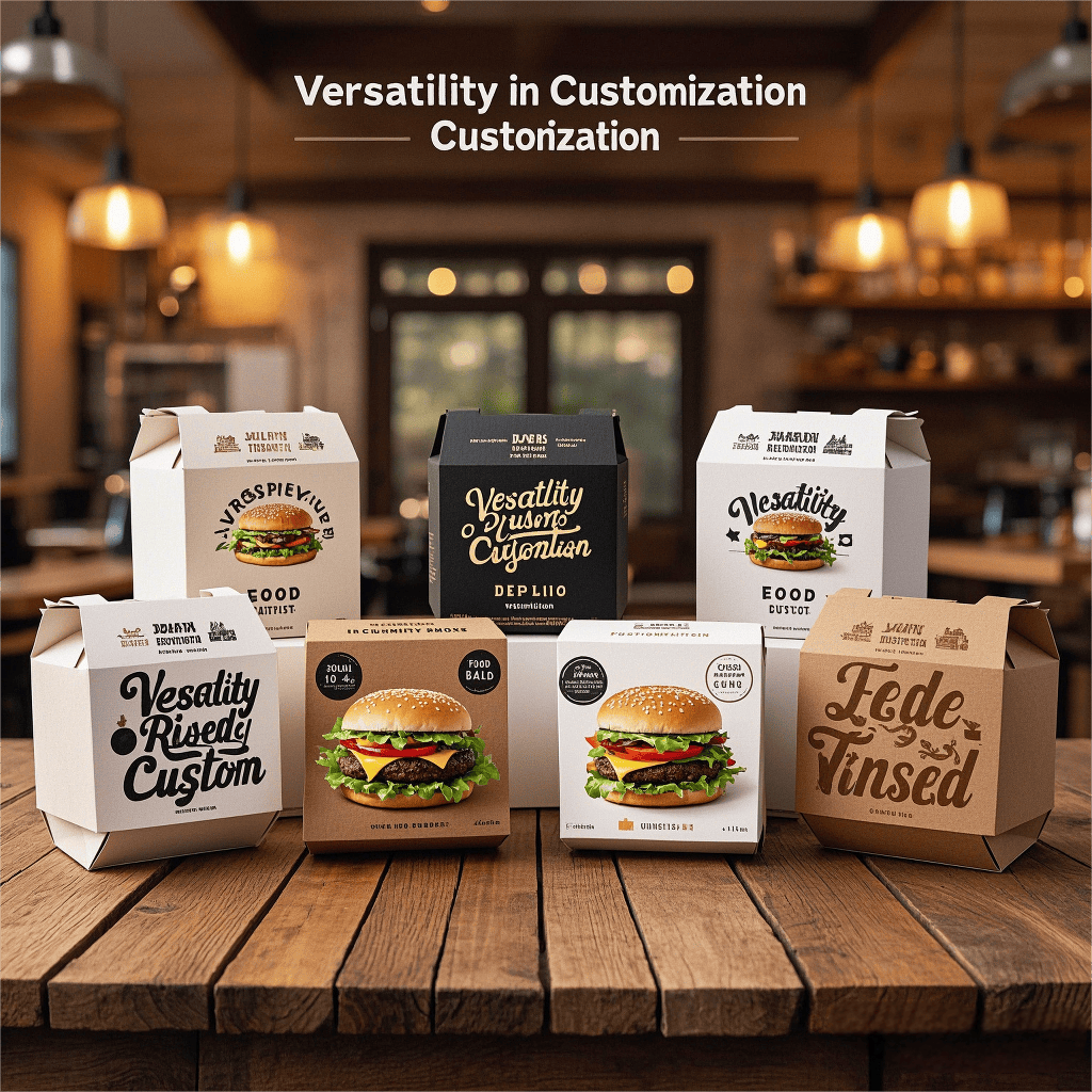 Customized Burger Boxes
