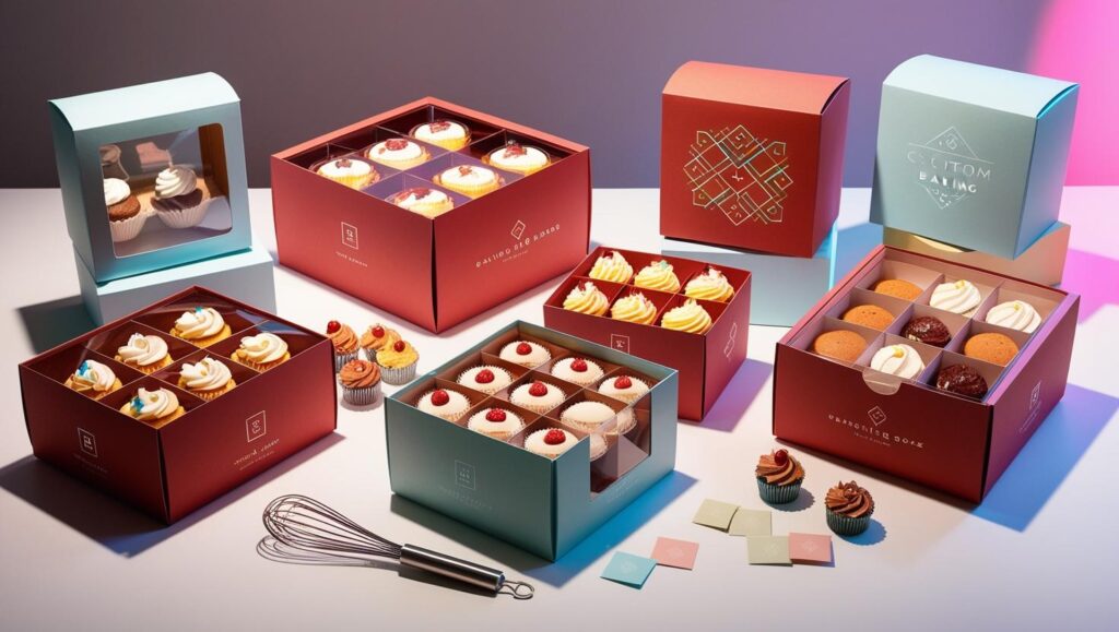Cajas de repostería personalizadas con diseños creativos