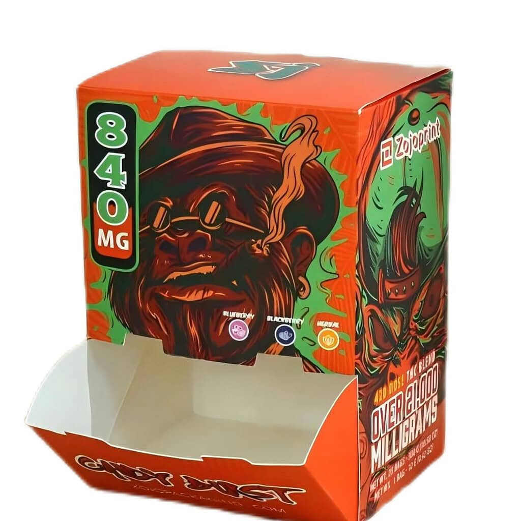 Flip Out Open custom Dispensary Packaging