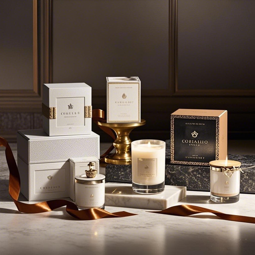 collection of premium candle boxes
