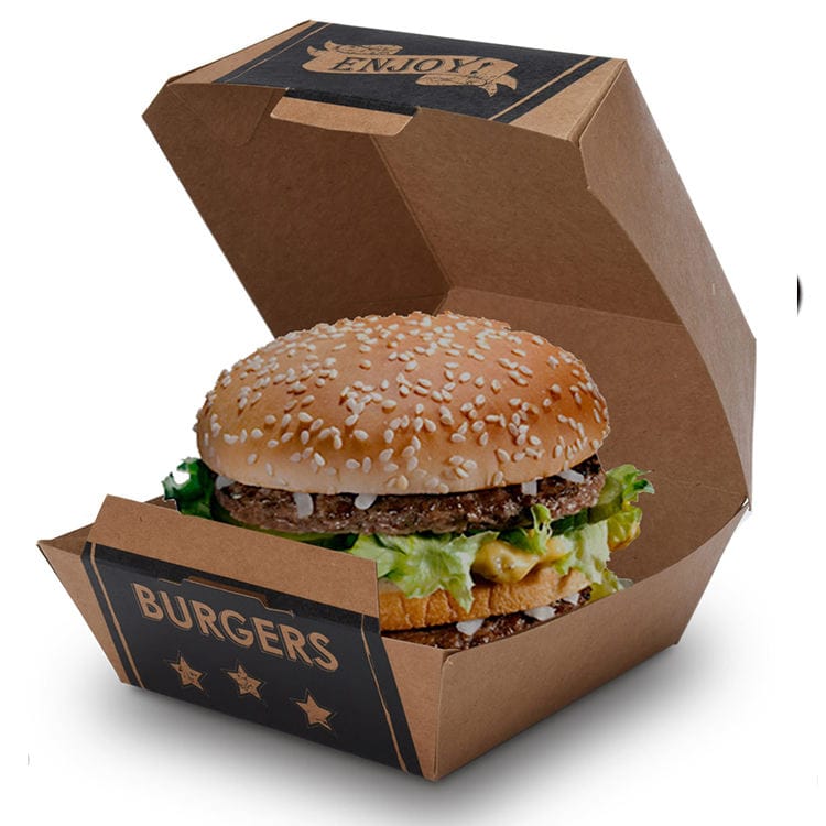 kraft burger box