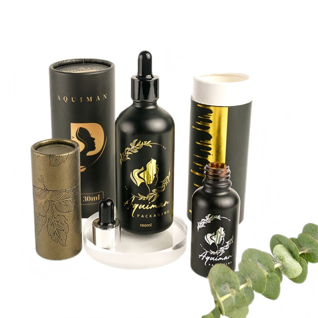 cylinder perfume box