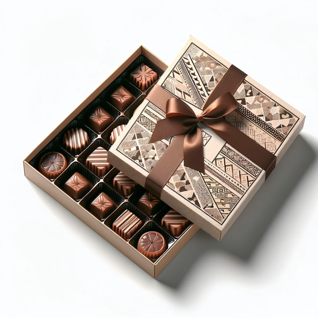 folding card Custom Chocolate Box