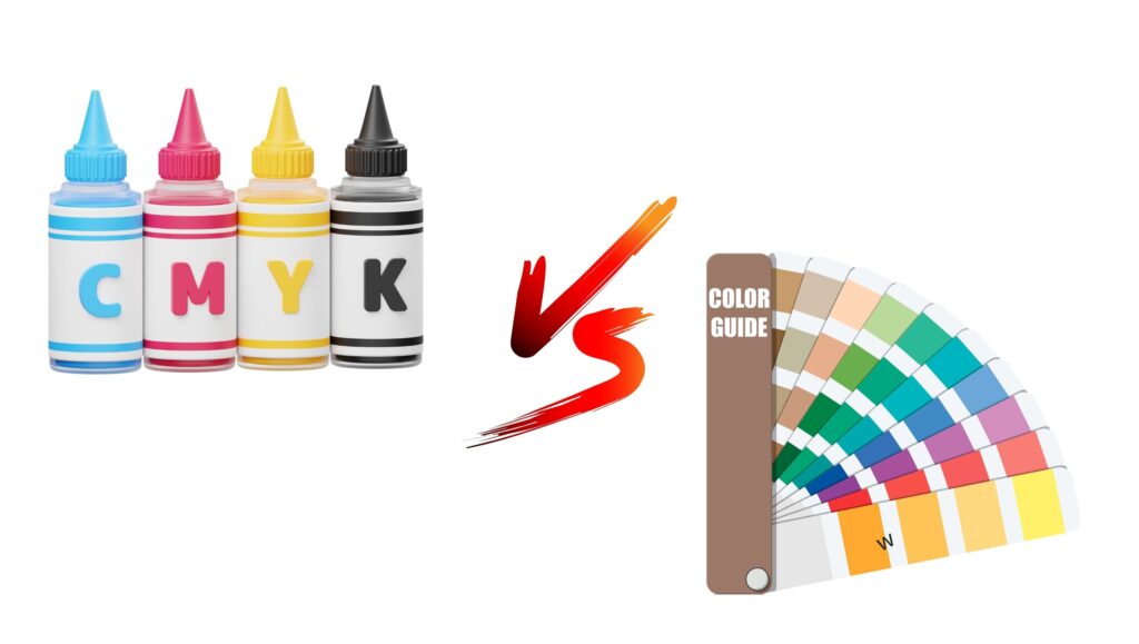 CMYK frente a Pantone