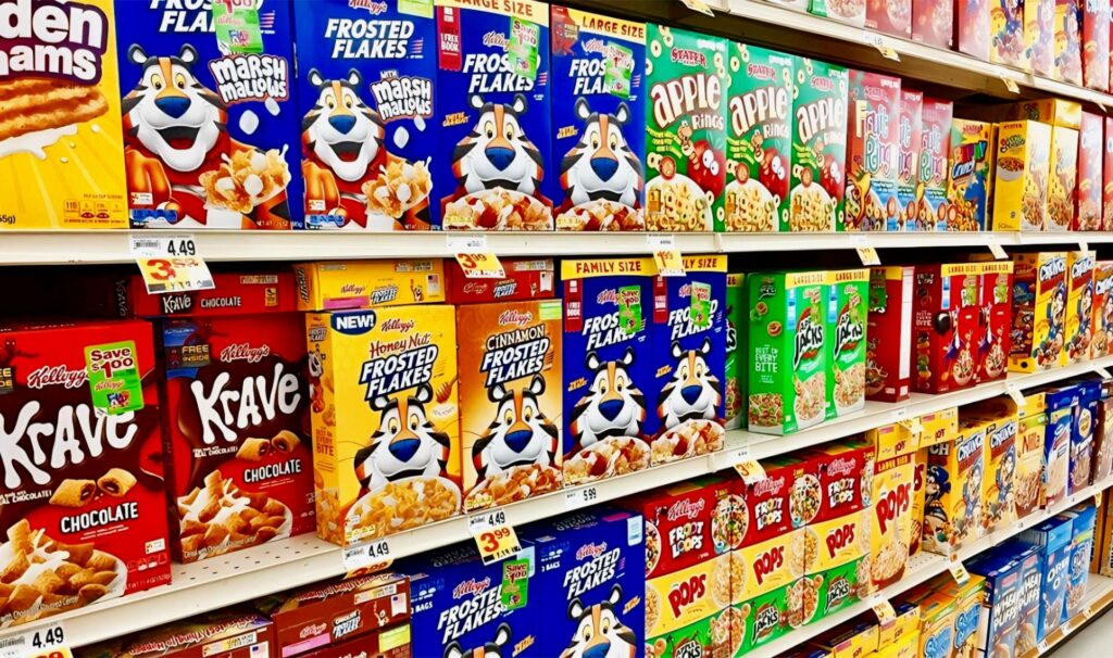 dimensioni dell'imballaggio dei cereali