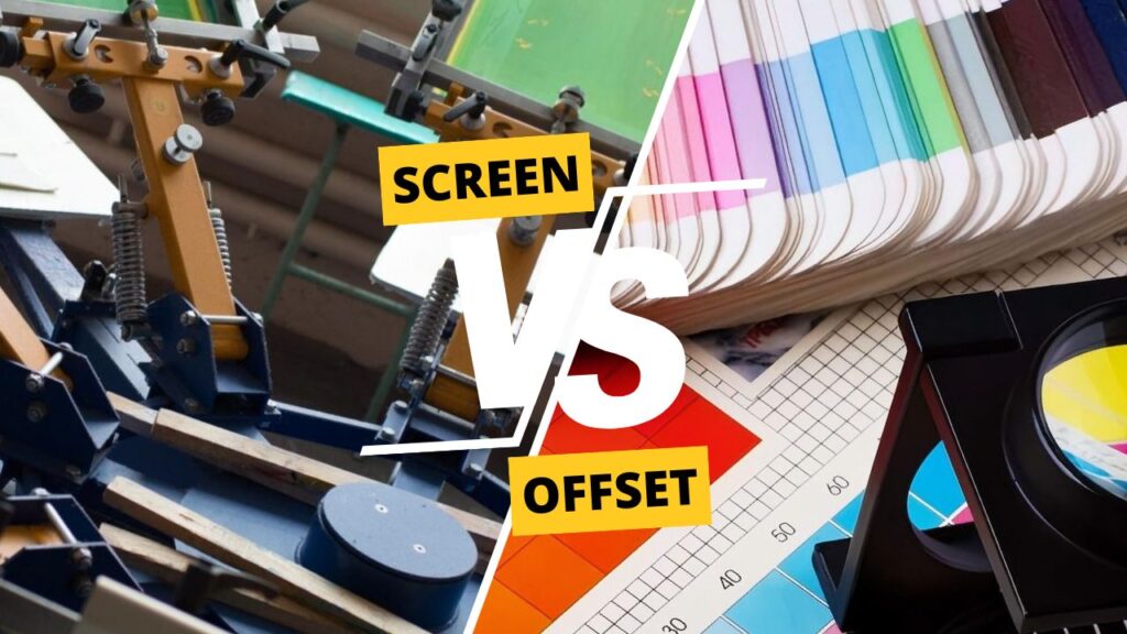 Stampa offset vs. serigrafia