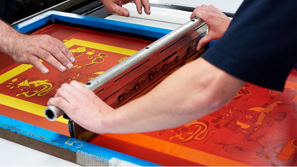 The Screen Printing Process (1) The Screen Printing Process