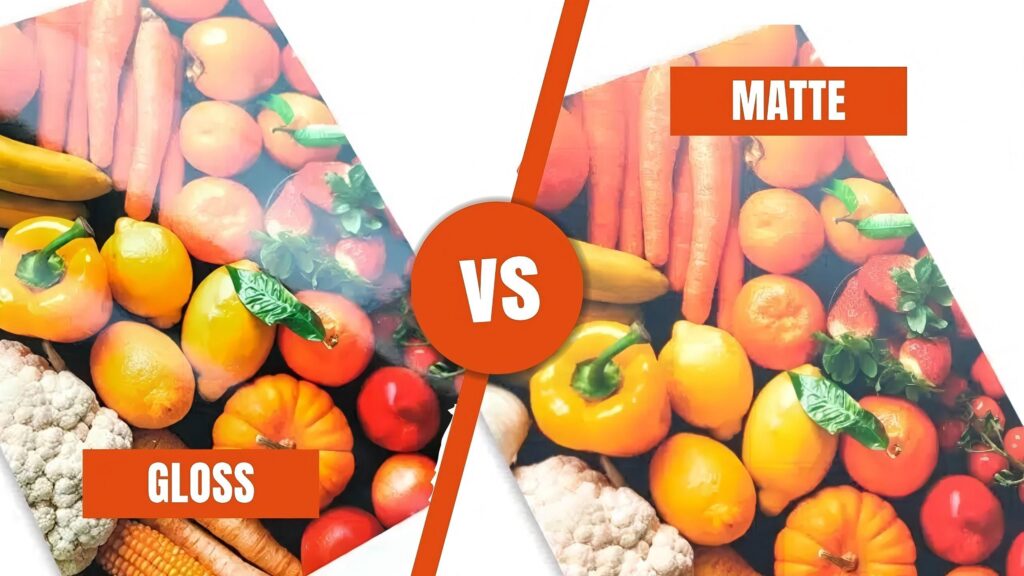 Matte vs Gloss Lamination