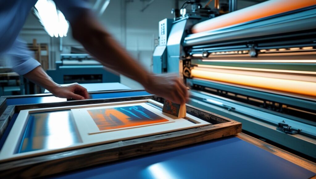 Production Speed in the Offset vs Silkscreen Race Production Speed in the Offset vs Silkscreen Race