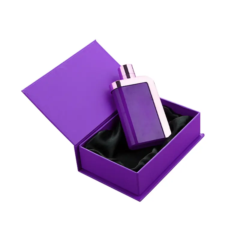 book purple perfume box