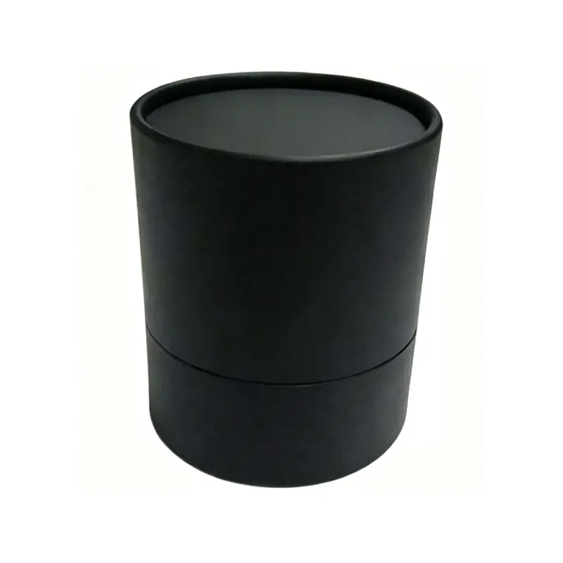 cylinder perfume box black