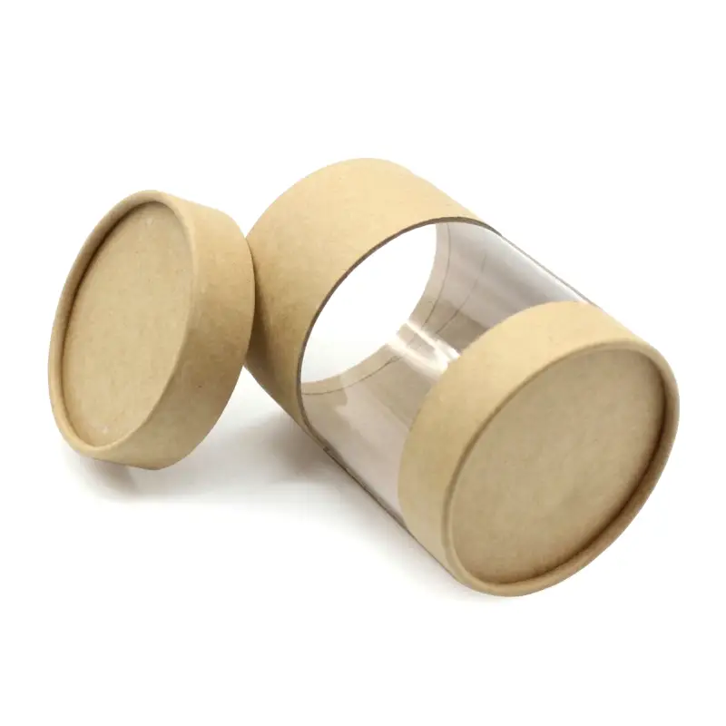 cylinder perfume box kraft