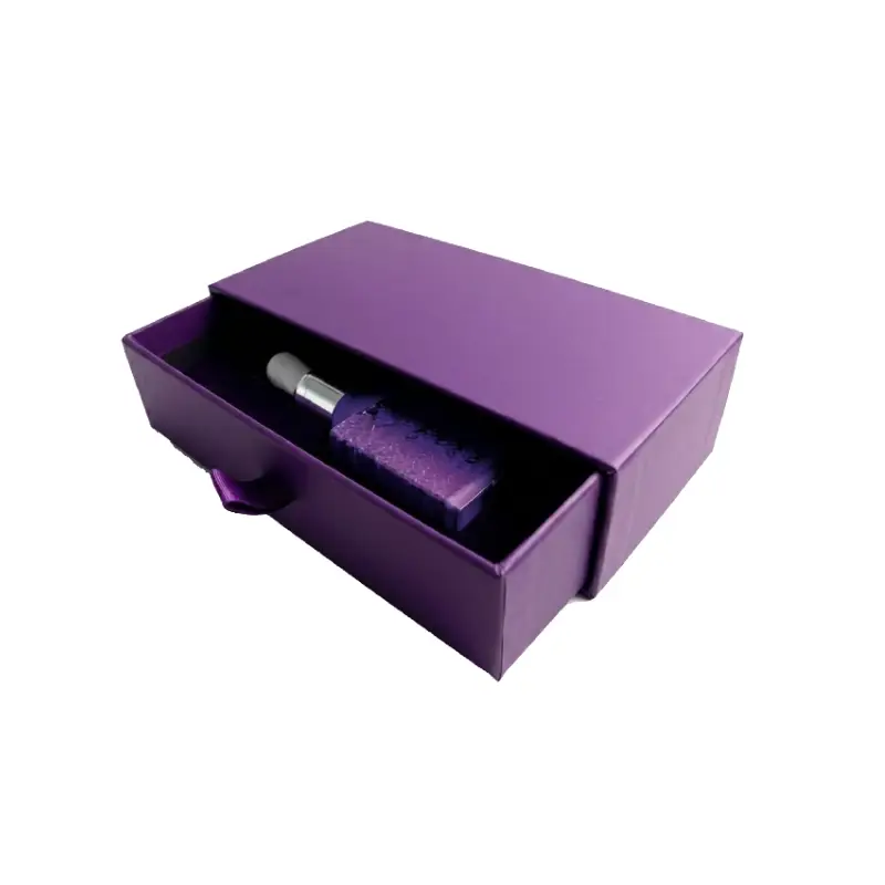 drawer purple perfume box