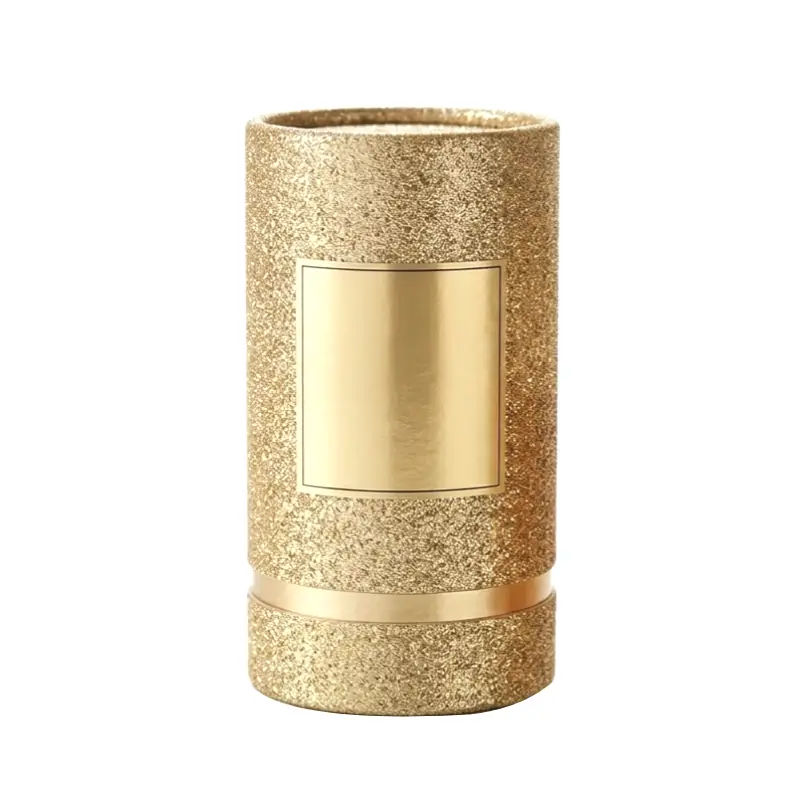 glitter perfume box round