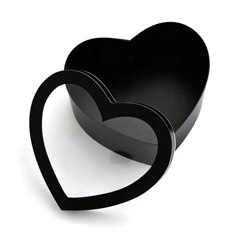 heart shaped perfume box with window