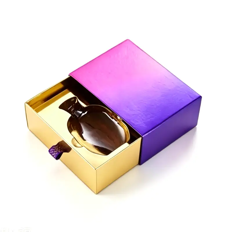 holographic drawer style perfume box