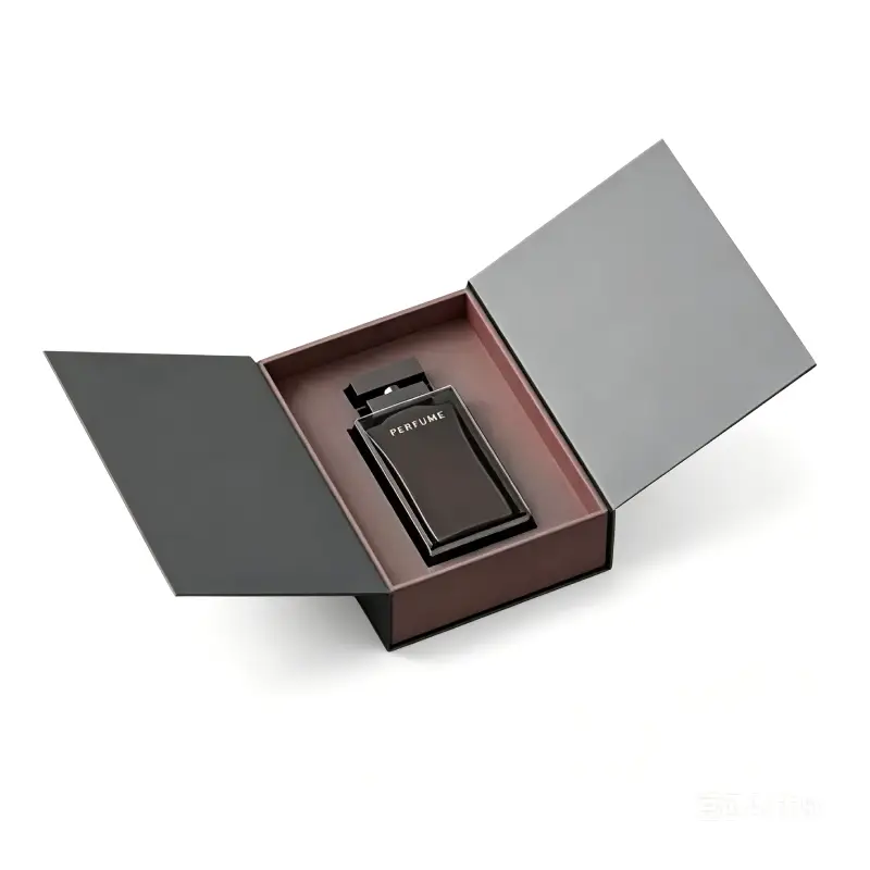 middle open rigid perfume box