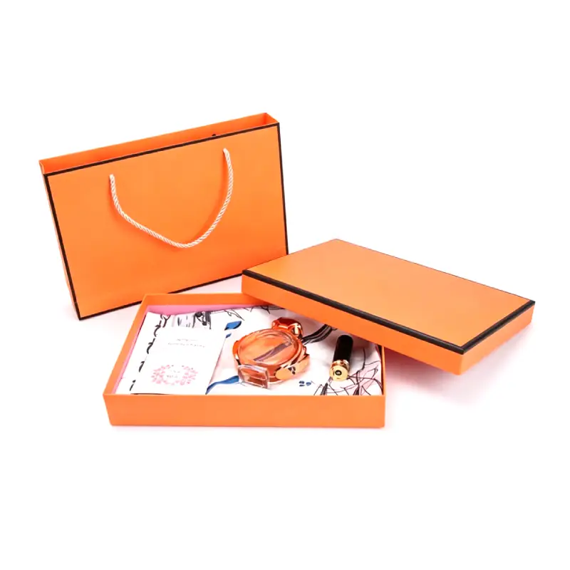 orange perfume box