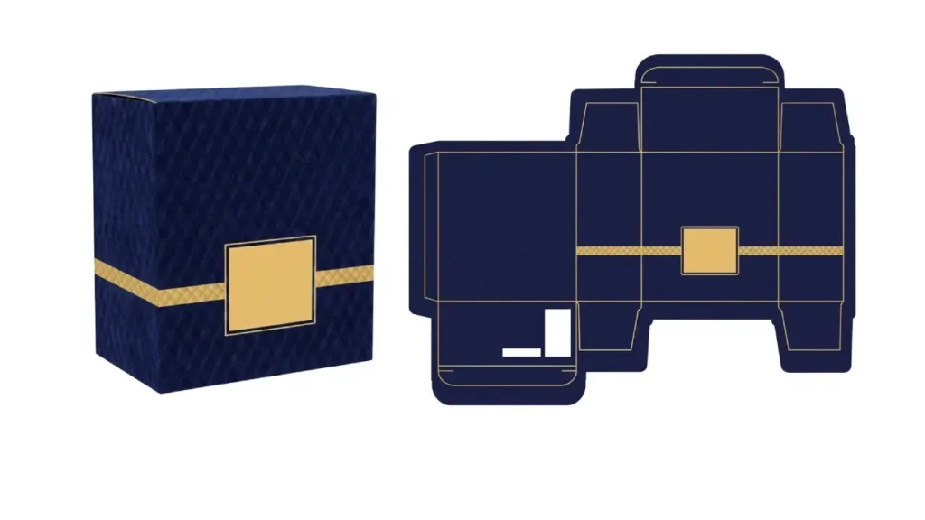 perfume packaging design template