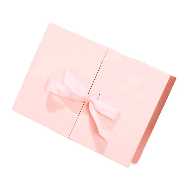 pink perfume box with bow
