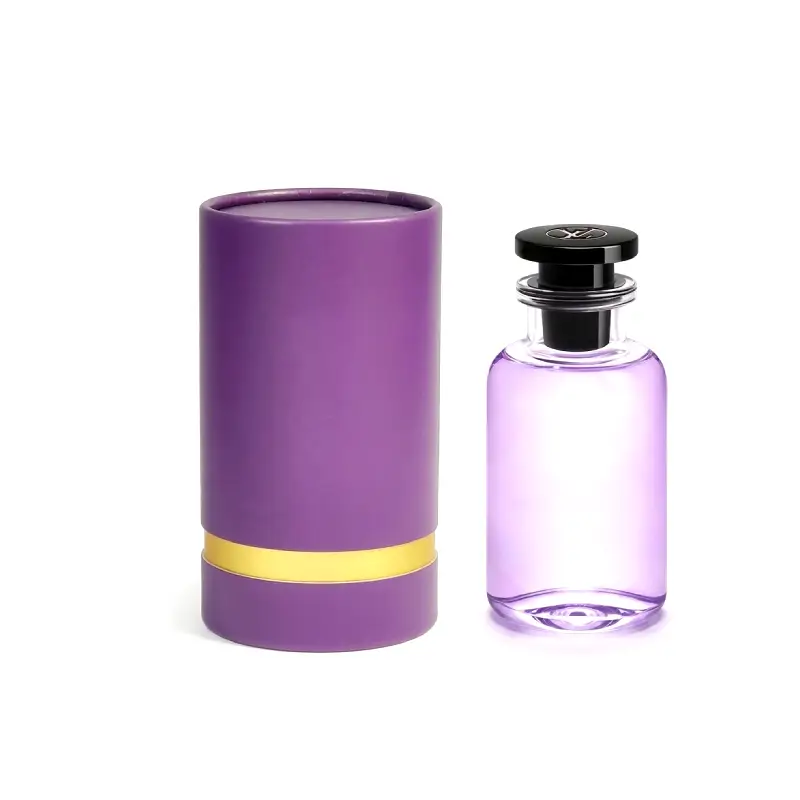 purple perfume box