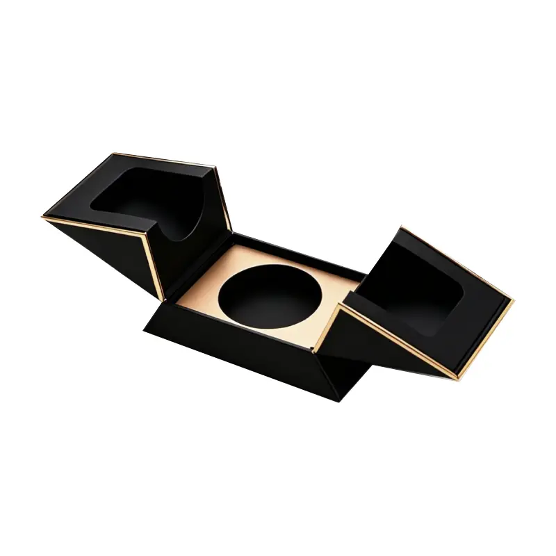 pyramid double door open perfume box