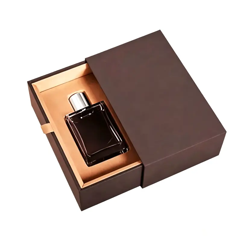 slide out rigid perfume gift box