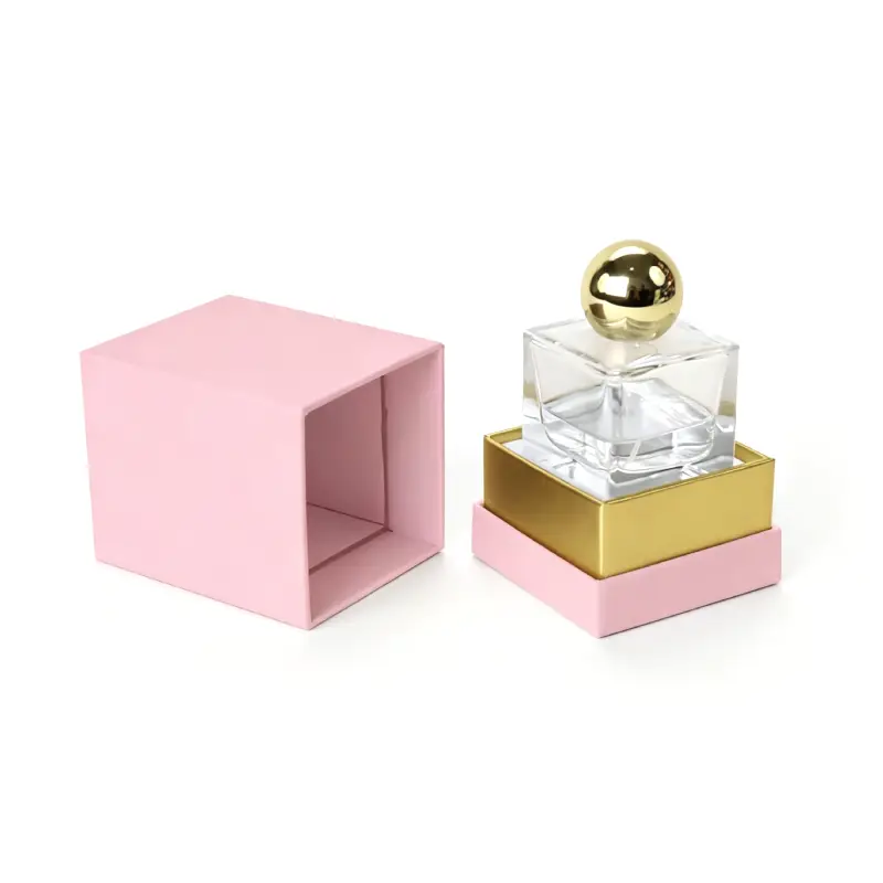 square slide out rigid perfume box