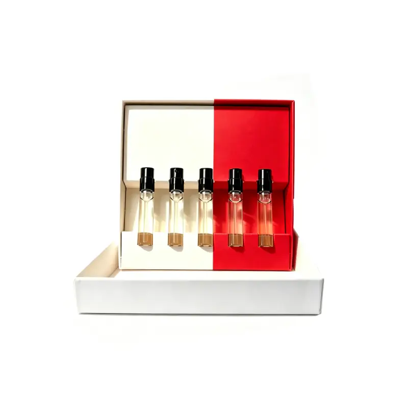 custom drawer slide out perfume sample gift box