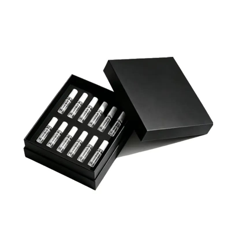 custom perfume sample box packaging