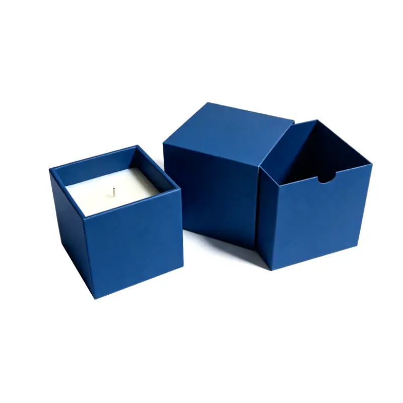custom printed two piece candle box