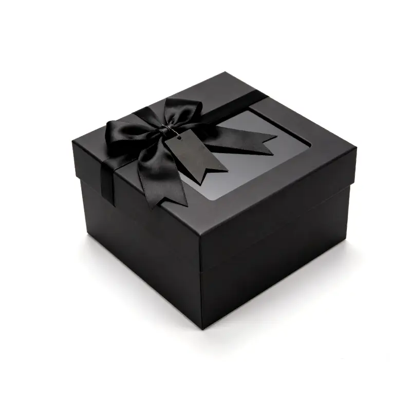 custom two piece perfume box with bow