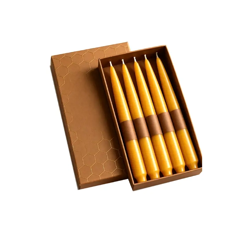 custom two piece taper candle box