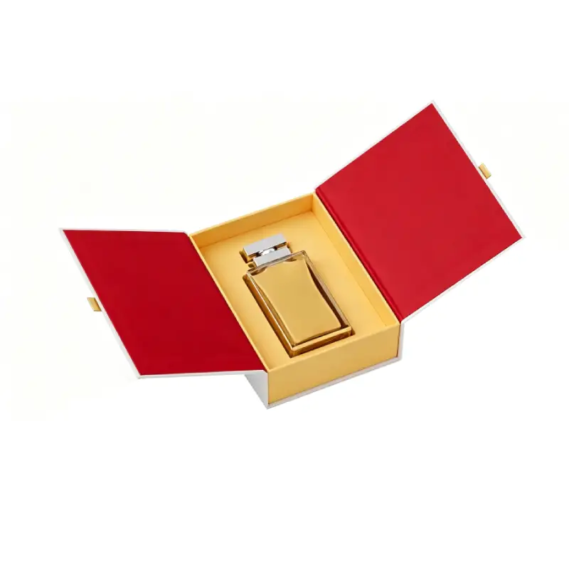 double door yellow perfume box