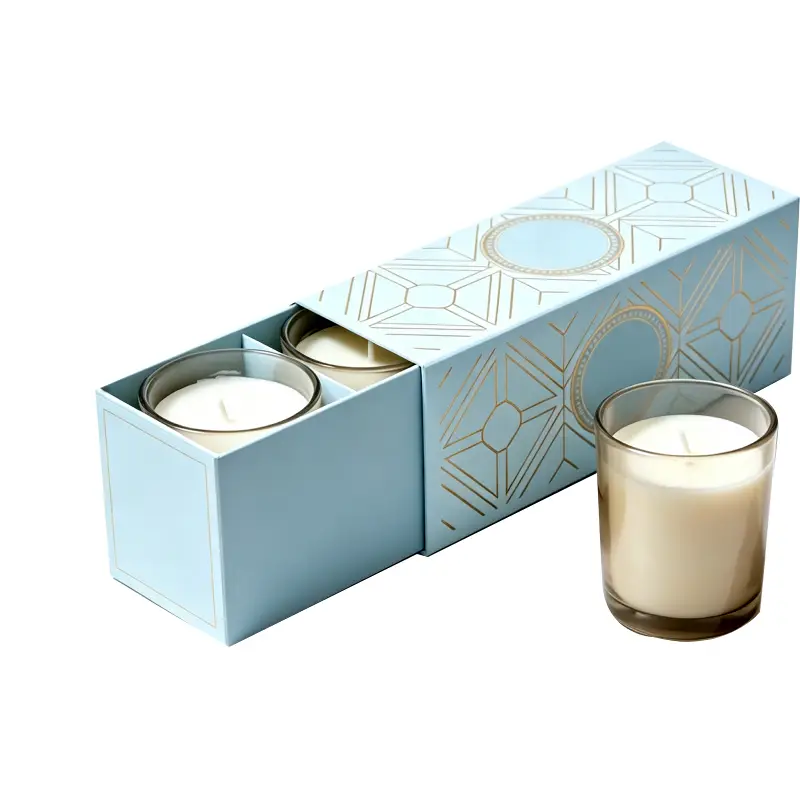 drawer style kraft candle boxes