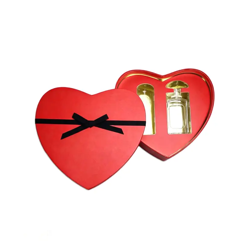 heart shaped perfume box with insert