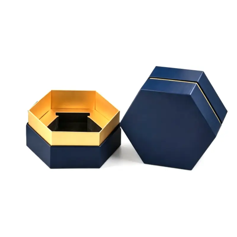 hexagonal perfume box