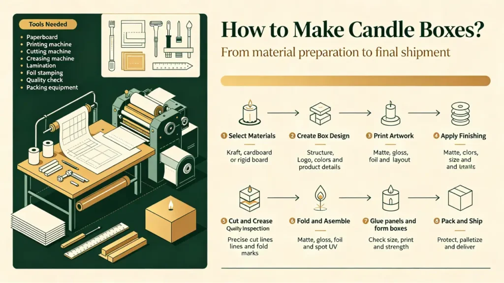 how to make candle boxes