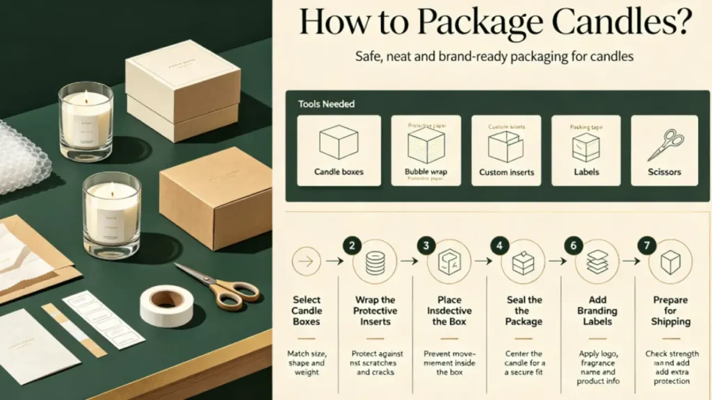 how to package candles