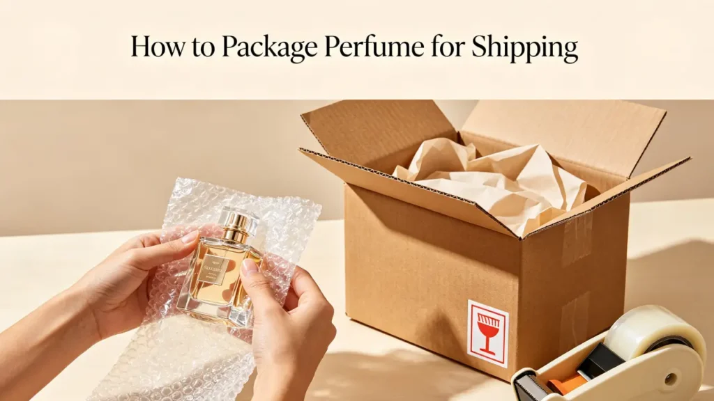 how to package perfume for shipping