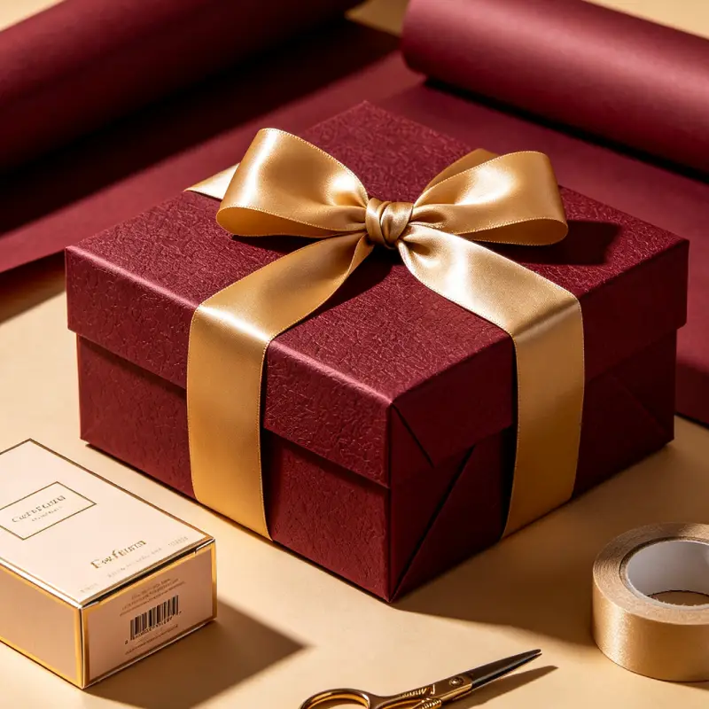 how to wrap perfume boxes