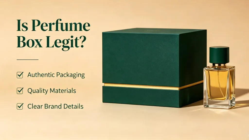 is perfume box packaging legit