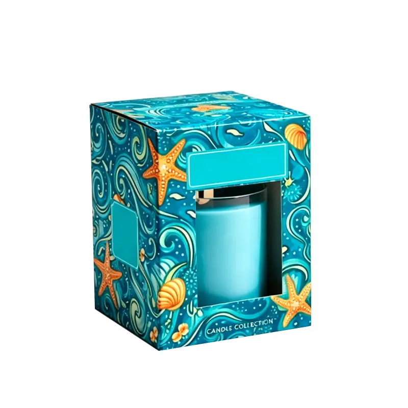 luxury candle box with window