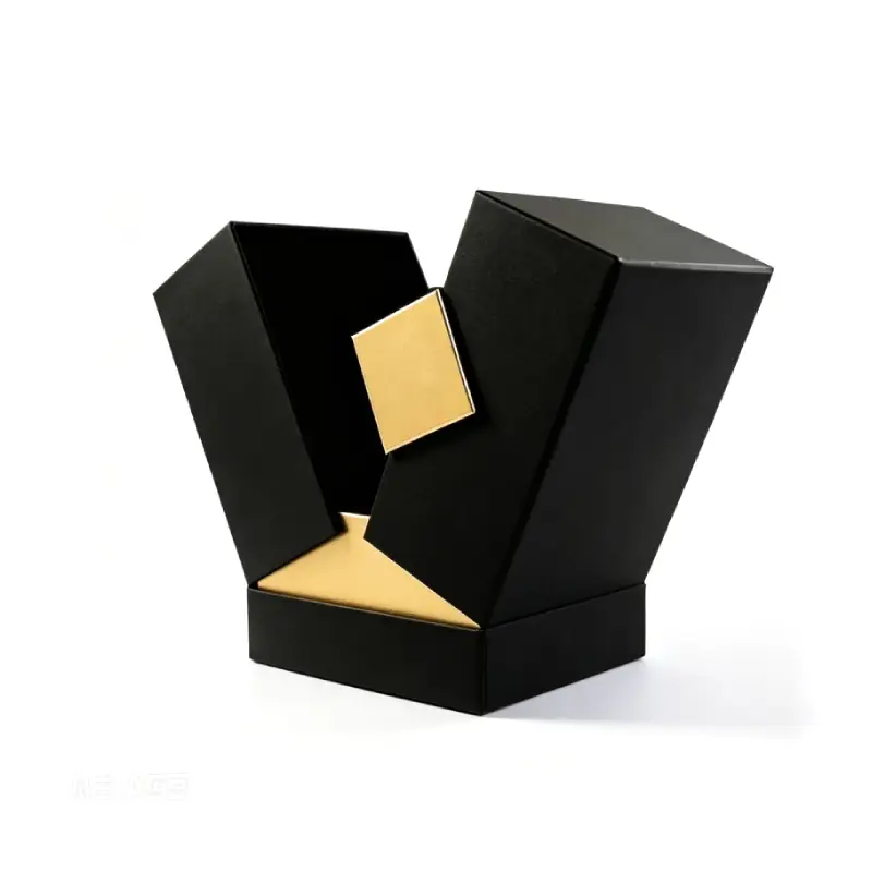 middle open men perfume packaging