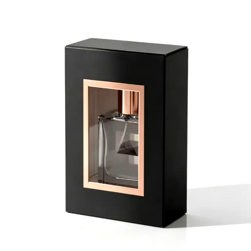 papercard perfume box with window