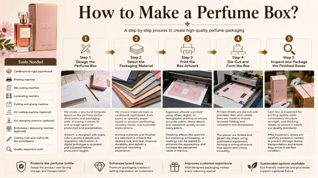 perfume box making process