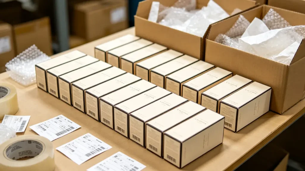 perfume box take to ship