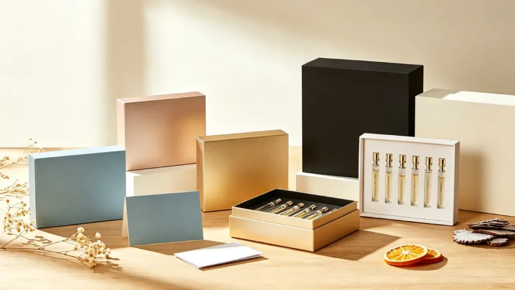 perfume tester box different options