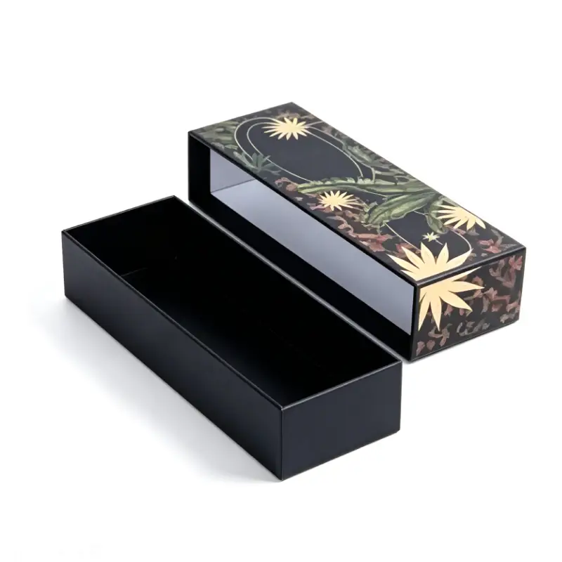 rectangular slide cardboard perfume box