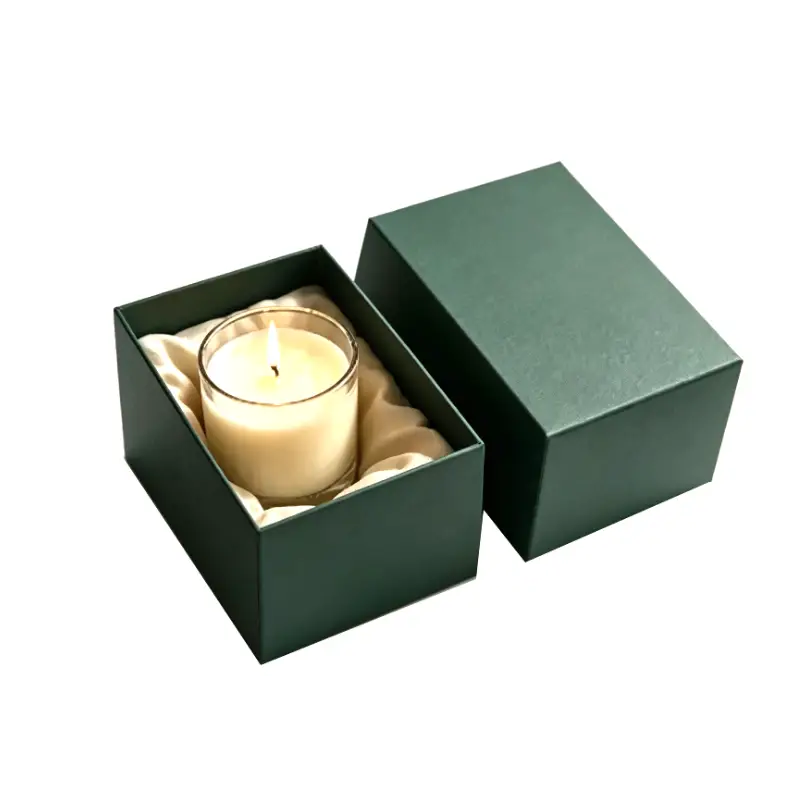 rectangular two piece candle box